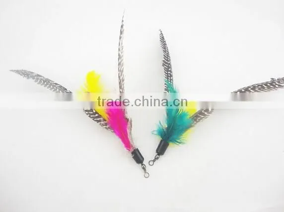 Cat Kitten Toy Feather Tiggerling Tickerling Tickle Stick Dangling Fur Toy photo-5