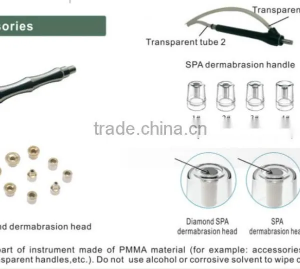 2015 China Express Professional Best Home Use 5 Functional Diamond Dermabrasion photo-4