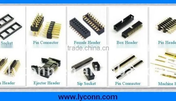 PCB Connectors ( pin header / female header / box header / ejector header)