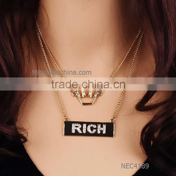 IN STOCK Women Tassel Simple Nice Chocker Necklace photo-5