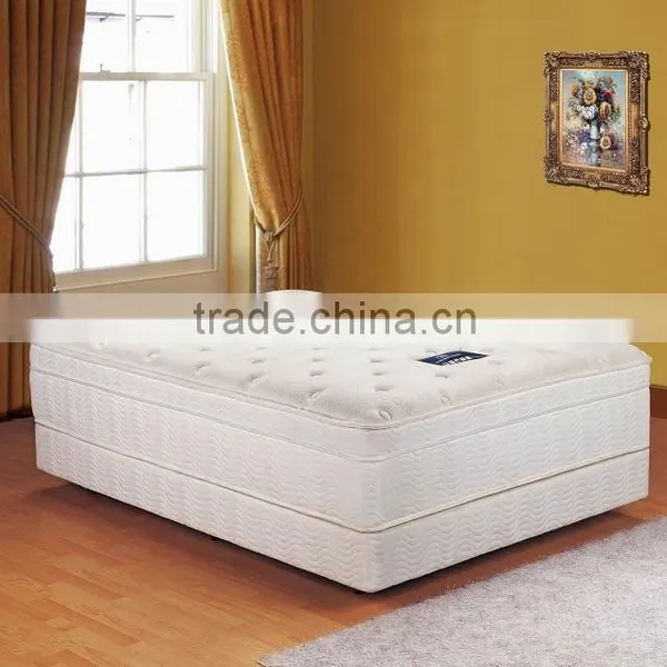 Hilton Hotel Mattress Standard Well Pocket Spring Wool Knitting Fabric Mattress AC-1010 photo-2