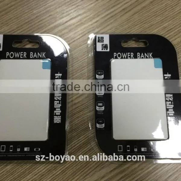 2016 Built-in-cable Card 2600 Mah Power Bank, Super Thin Credit Card Power Bnak photo-6