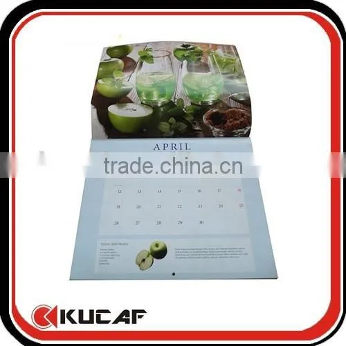 2016 Promotion Foldable Souvenir Monthly Wall Calendar to Print photo-3