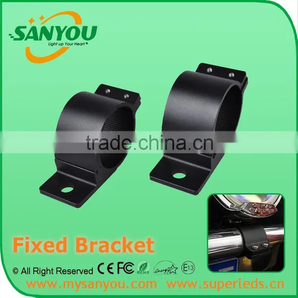 Billet Material With Black Powder Coated Offroad Light Mounting Fixed Bracket/Led Work Light Bracket/aluminum Bracket