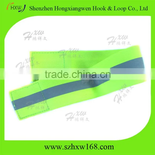 Running Ankle Bands Bike Gear Neon Green Reflective Arm Bands photo-3