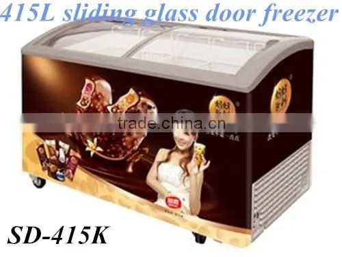 High Quality Freezer Top Sliding Glass Door Display Chest Freezer Freezer photo-3