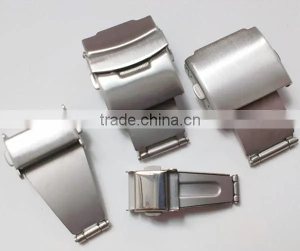 Double Locking Stainless Steel Buckle for Watch Straps photo-2