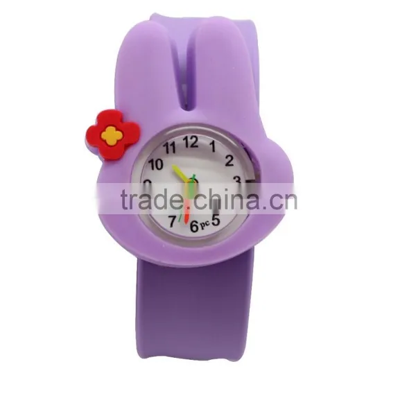 R0779 Unique Colorful Cute Cartoon Slap Kid Watch, Promotional Cheap Kid Watch photo-3
