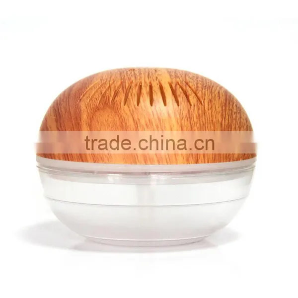 KM-02L Colorful LED Lights Wood Surface USB Air Purifier photo-3