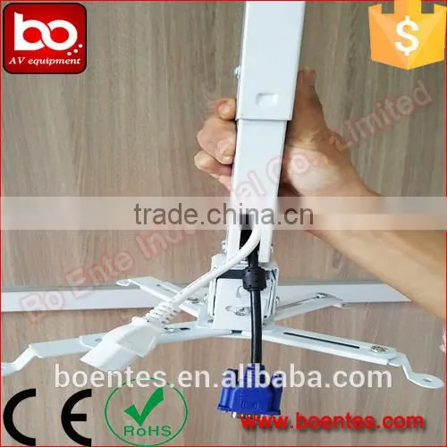 New Design! Wholesale Aluminum Alloy Cable Management Projector Ceiling Mounting Bracket photo-3