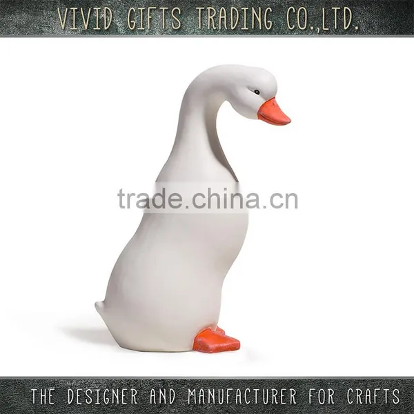 The Newest Design Ceramic or Porcelain Long Neck Goose Decoration photo-2