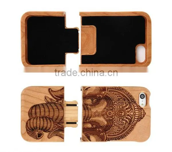 Wood Phone Cases With the Laser for Iphone5/5s photo-4