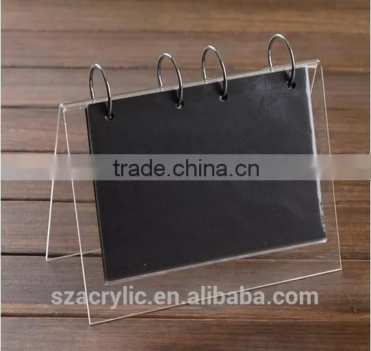 Plastic Desk Calendar Holder in Acrylic Material photo-4