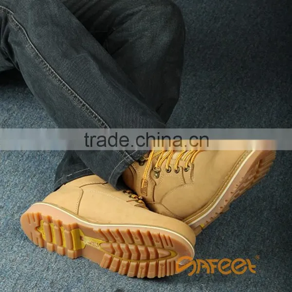 Guangzhou Welding Safety Boots With Steel Toe Cap and Steel Mid Sole Safety Shoe Code Lace up Rubber Safety Boots SA-3206 photo-4