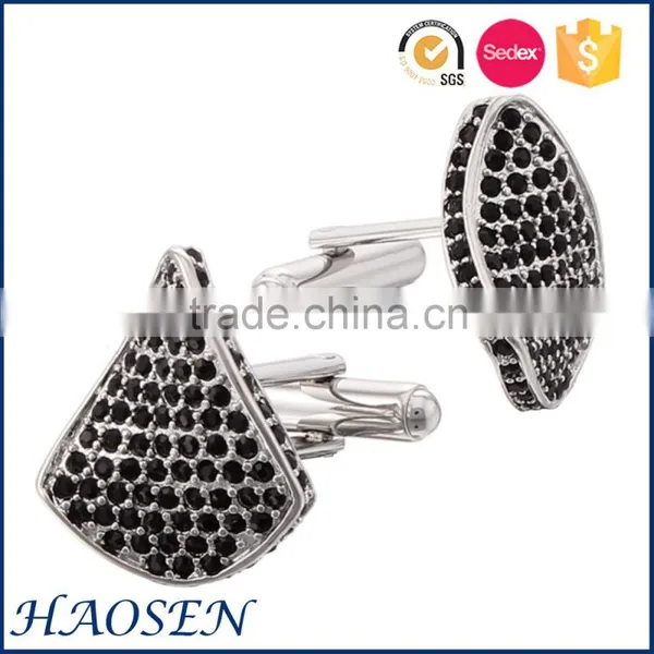2015 New Arrival Rose Gold Plated Jewelry Crystal Cufflinks photo-5