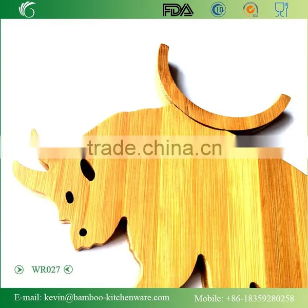 WR027 Home Decoration Bamboo Wine Rack Bamboo Single Bottle Display Rack Professional Design Wine Rack FDA SGS LFGB photo-3
