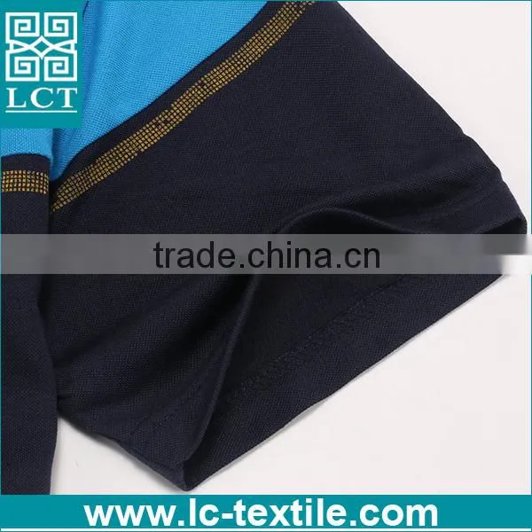 Personalized Embroidery Pique Cotton Royal Blue Polo Shirt Uniform photo-5