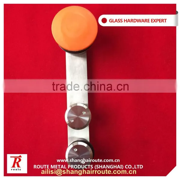 Sliding Mirror SS304 Stainless Steel Shower Glass Door Roller Interior