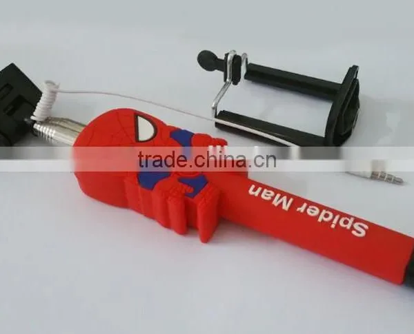2015 Fashion Mini Foldable Monopod,Cable Take Pole Selfie Stick,Monopod Selfie-stick in Promotion! photo-6