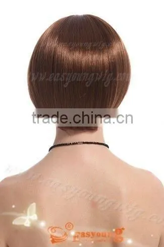Fashionable Japanese Synthetic Fiber Short Bob Cut Hair Wigs photo-4