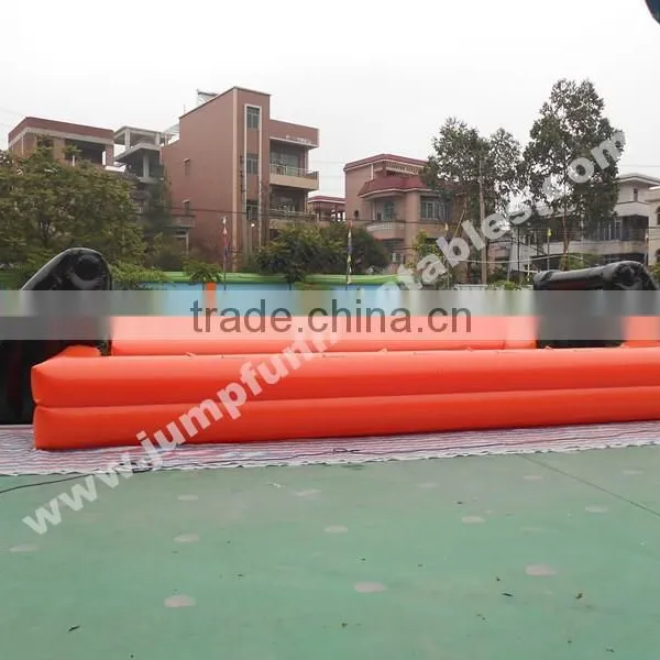 Inflatable Human Bobyfoot Field/Water Soap Football Pitch Sealed Type photo-3