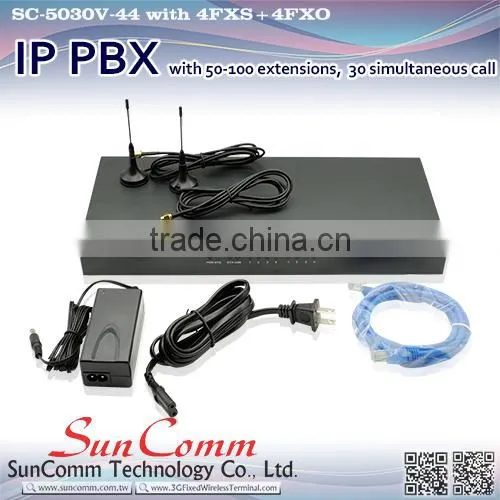SC-5030V-44 4FXS+4FXO Card Voip Phone System IP PBX photo-2