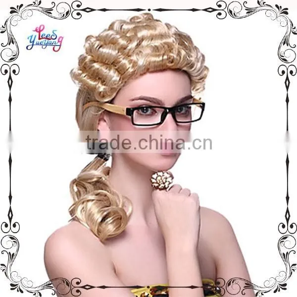 Sale Synthetic Long Curly Lawyer Hair Wigs photo-2