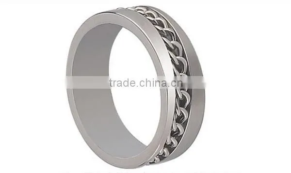 2016 Chain High Polished Classic Stainless Steel Ring Band for Men photo-4
