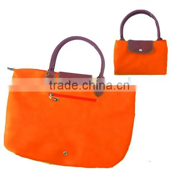 Promotional Zipper Closure Foldable Tote Bag photo-2