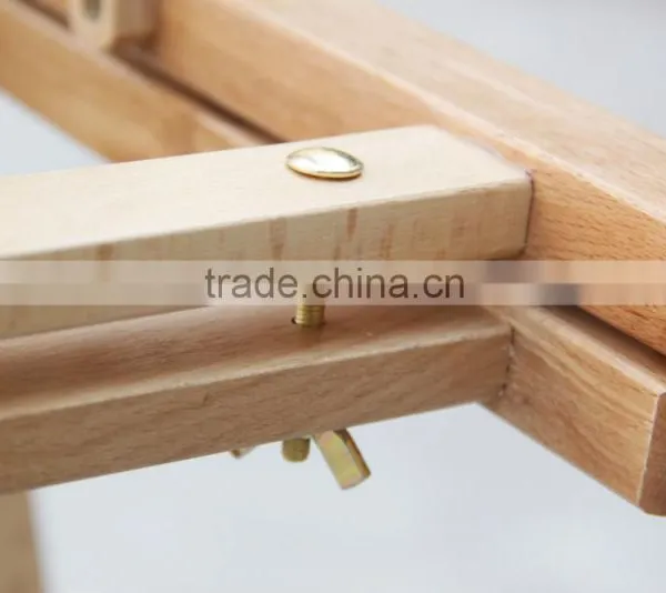Bergino 78x78x202.7cm Wood Table Easel With Stands in Stock photo-5