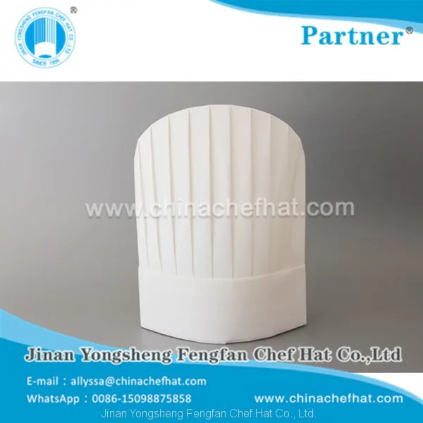 30cm Height Eco-cotton Round Top Chef Hat Adjustable photo-4