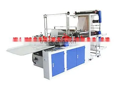 High Efficiency Double-Layer Vest Bag Sealing and Cutting Machine