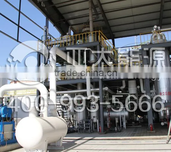 Green Type 95% High Oil Yield Pyrolysis Oil Distillation Plant Derived Diesel With ISO CE Certificate