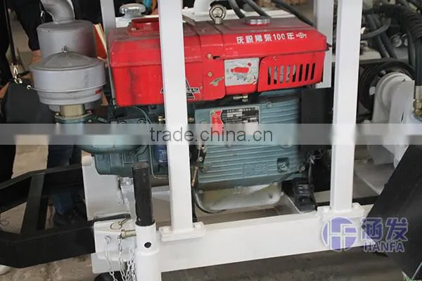 HF120W 120m Water Well Trailer Mounted Drilling Rig , Cheap Water Well Drilling Rig photo-5