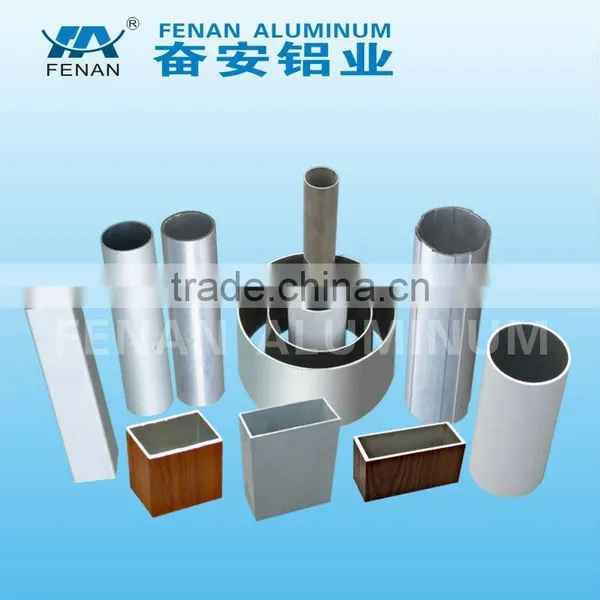 Aluminum Tubing Extrusion Blue Powder Coating Aluminum Pipe photo-3