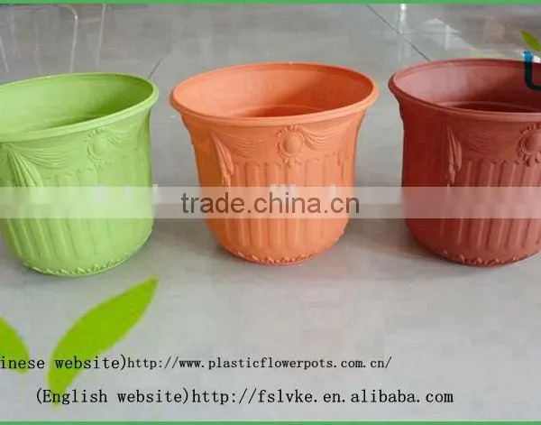 Facory Hot Sale Round Colorful Small Plastic Flower Pot photo-2