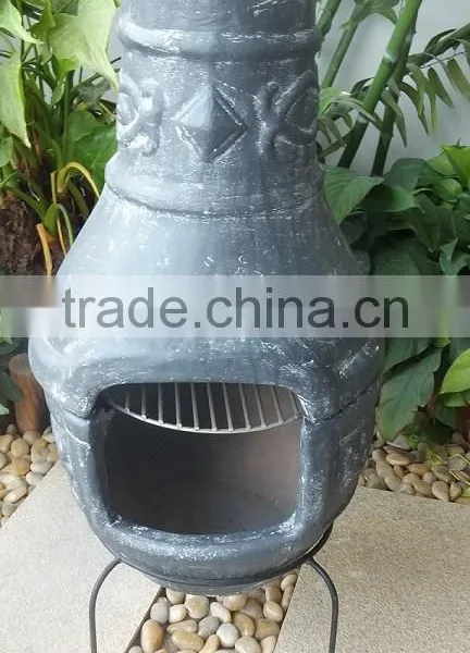 NEWEST DESIGN MEXICAN CLAY CHIMENEA FOR WHOLESALE photo-2