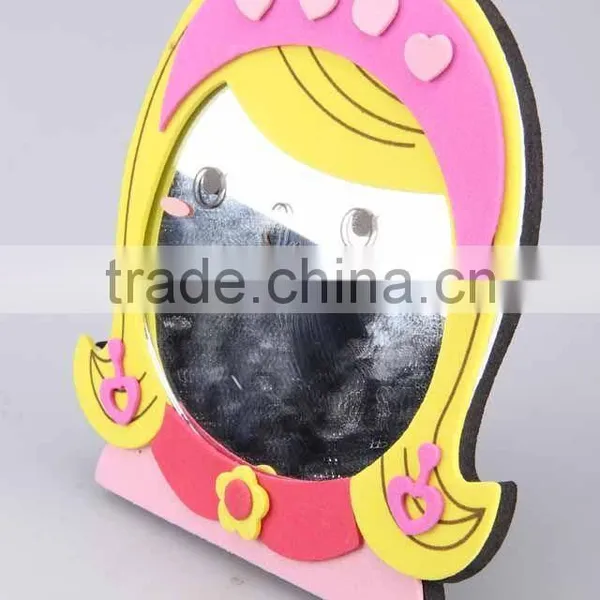 Cartoon Human Shaped EVA Mirror Creative Design Flower/crown Shaped Mirror photo-6