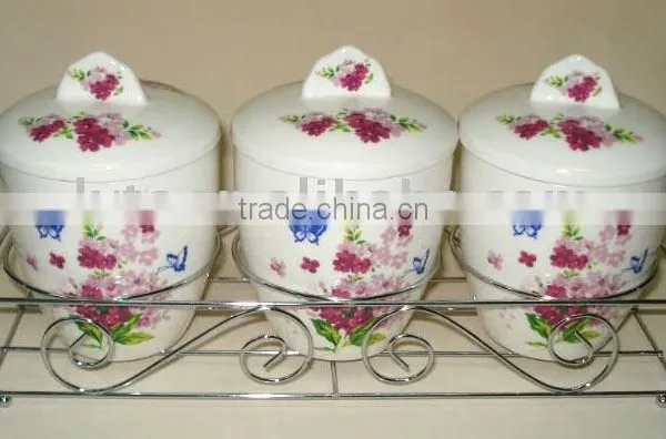 Round Ceramic Spice Jar photo-2