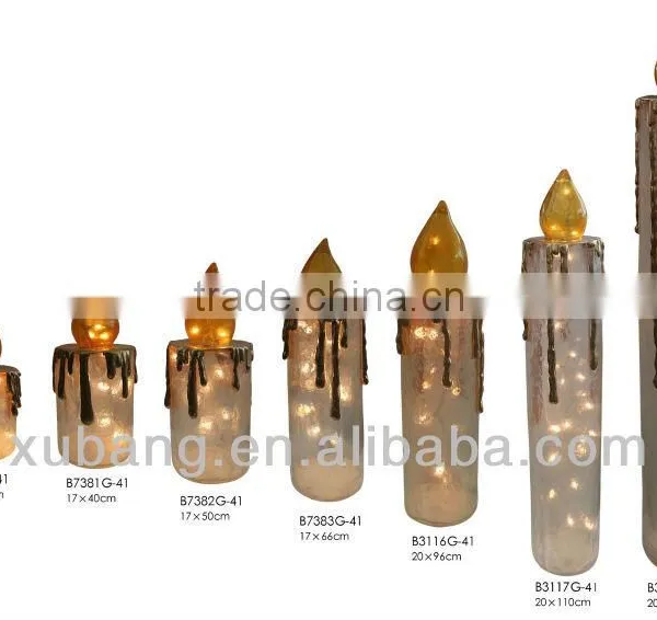 Chinese Low Price LED Handmade Christmas Candle Lamp With Light Chain photo-6