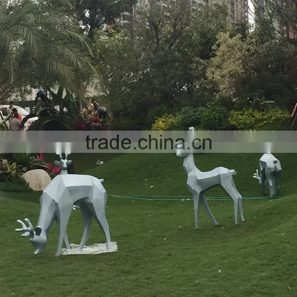 FRP Reindeer Landscape Sculpture photo-3