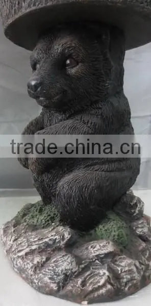 Knock-down Beautiful Fiberglass Clay Animal Planter photo-4