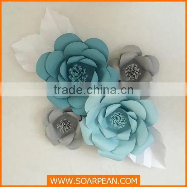 Giant Paper Flowers Wall Paper Flower Wall Wedding photo-2