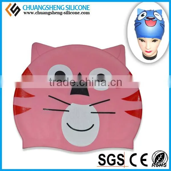 Silicone Swimming Cap, Waterproof Swim Hat photo-5