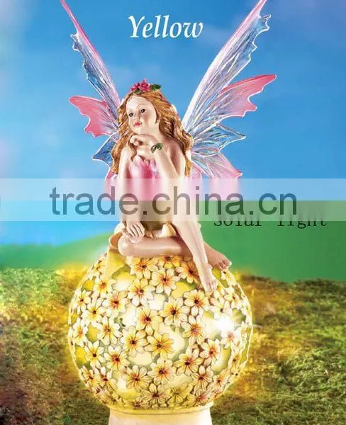 Beautiful Fairy Figurines Wholesale With Solar Light