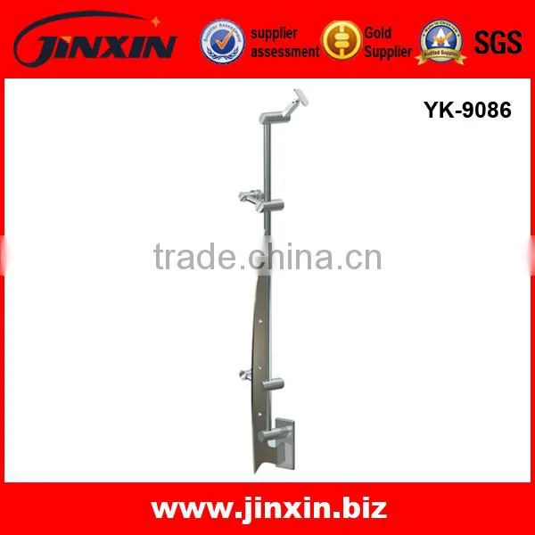JINXIN 316 Grade Stainless Steel Side Mounted Glass Handrail Balustrade photo-2