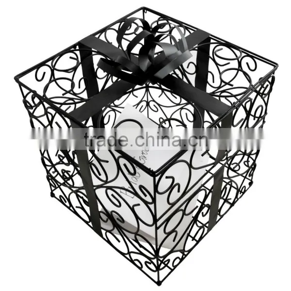 Metal Wire Gift Card Holder Basket photo-2