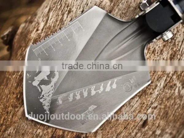 New Function Multi-function Compact Emergency Gear With Shovel Hoe Knife Fire Starter photo-2