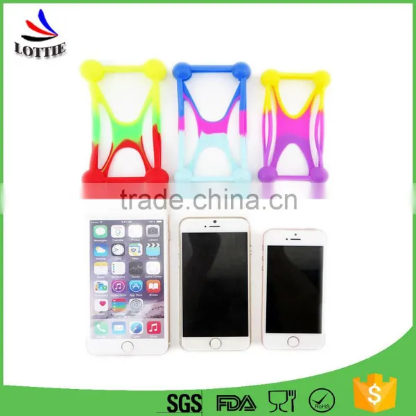 Colorful Candy Cute Soft Silicone Waterproof Cartoon Lovely Soft Silicone Phone Case For 3.5-6 Inch Phone Model photo-3