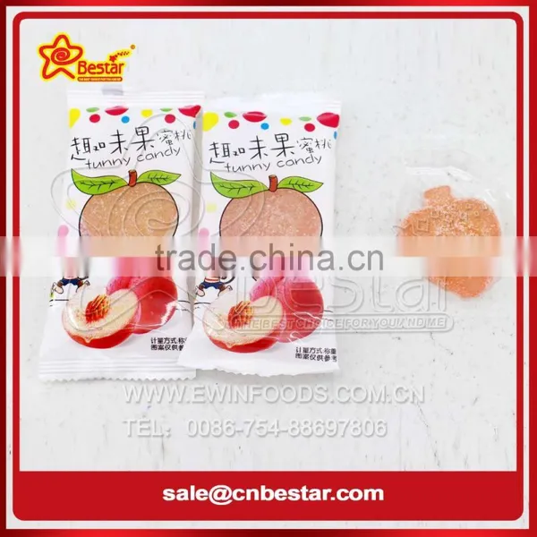 Halal Juicy Peach Soft Jelly Candy Fruit Jelly Candy photo-3